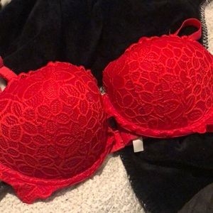 36 DD pink date push up bra